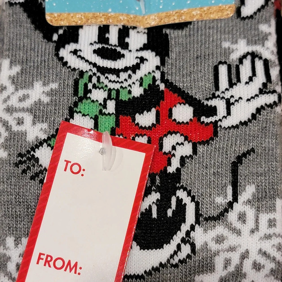 Disney Minnie Mouse Print Socks 3 Pair NWT - Picture 2 of 4